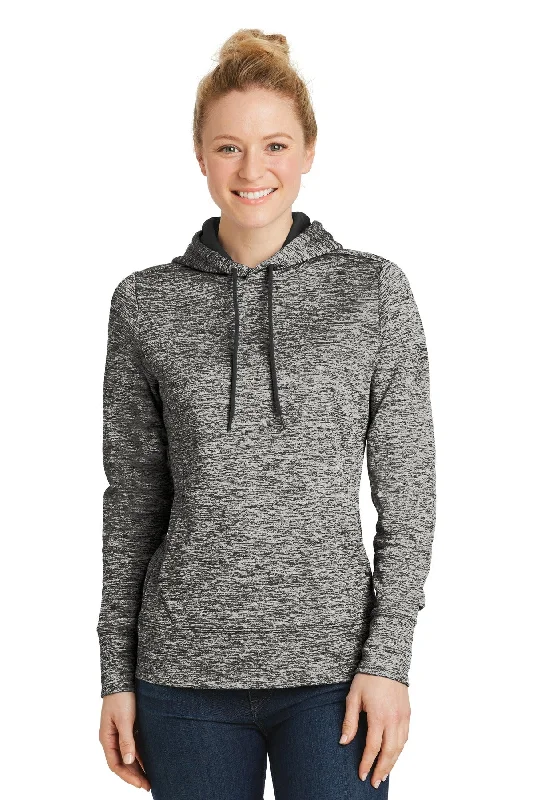 Soft Casuals Sport-Tek Ladies PosiCharge Electric Heather Fleece Hooded Pullover. LST225