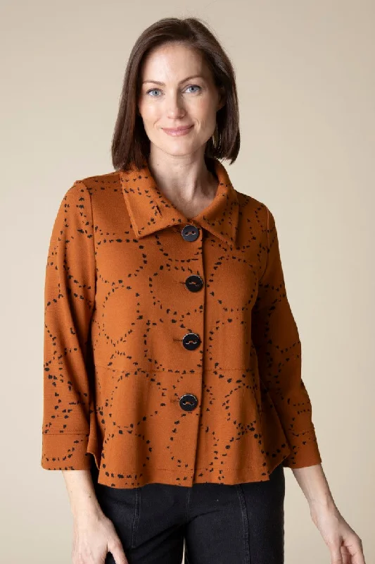 Comfy Dress Jacquard Retro Jacket