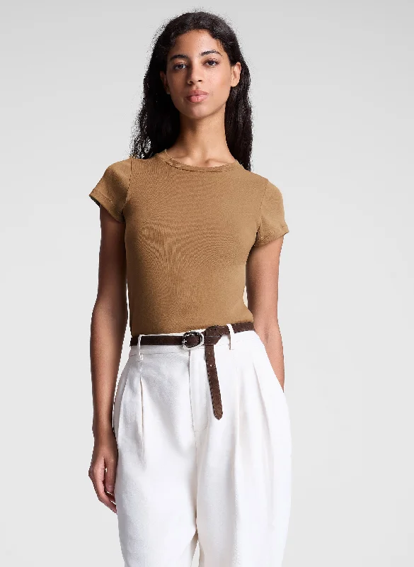 Cozy Chic Wear Avery Cotton Rib Baby Tee