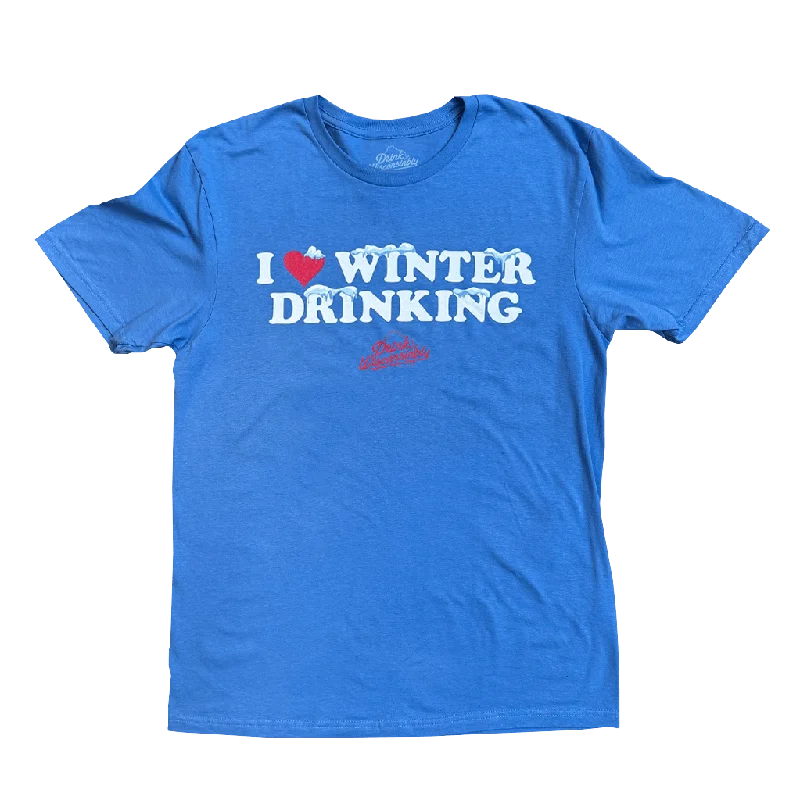 Relaxed Fit Wear "I Love Winter Drinking" T-Shirt