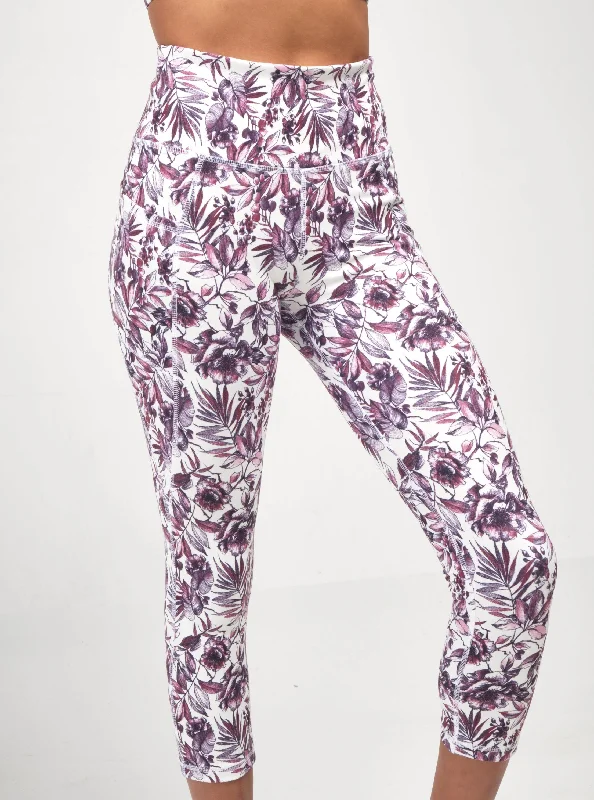 Cozy Knits Capri Legging - Mulberry