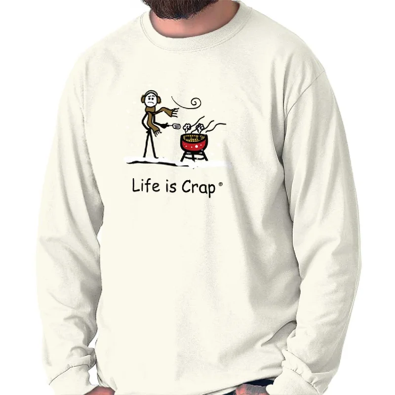 Casual Comfort Chilly BBQ Chef Long Sleeve Tee