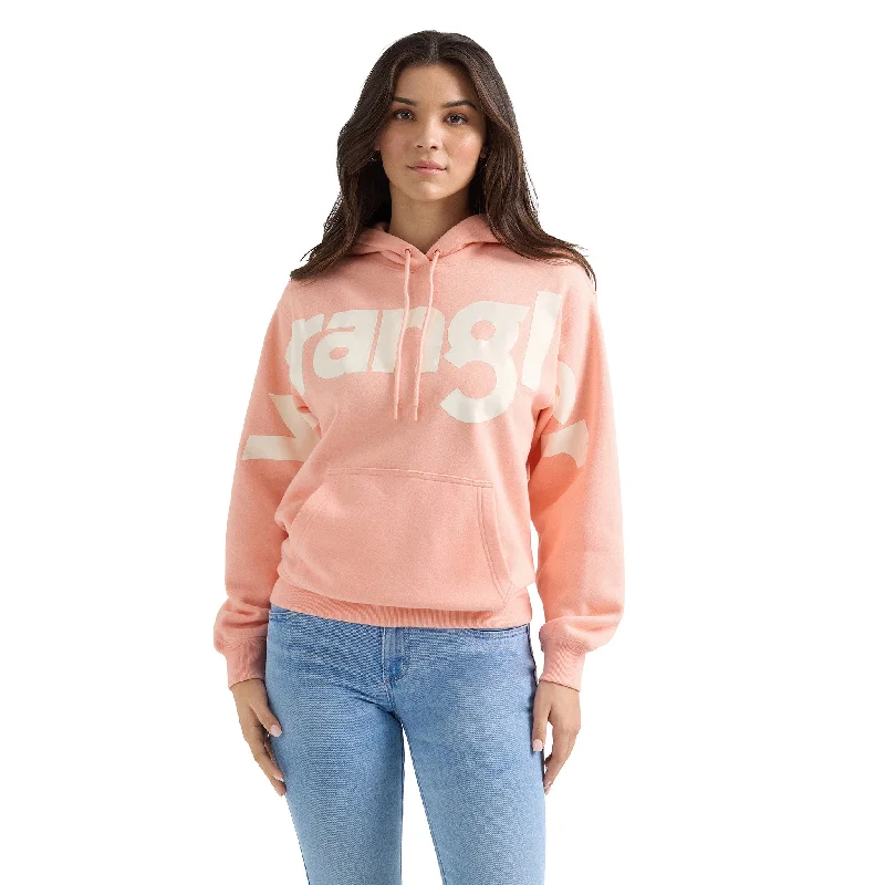 Chic Comfort Wear Wrangler Women's Light Pink Hoodie