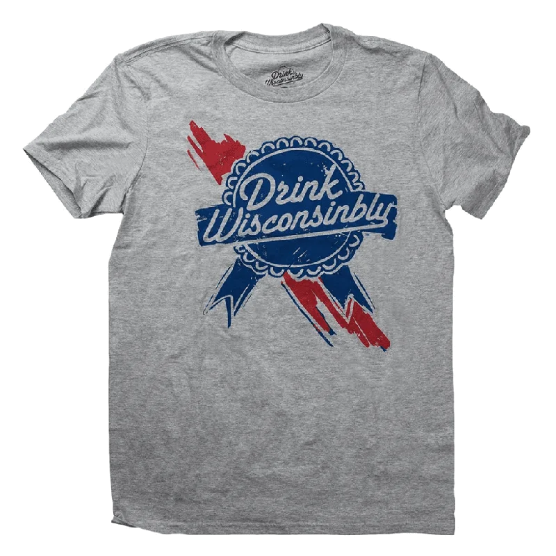 Trendy Comfort Wear "Retro Ribbon" T-Shirt