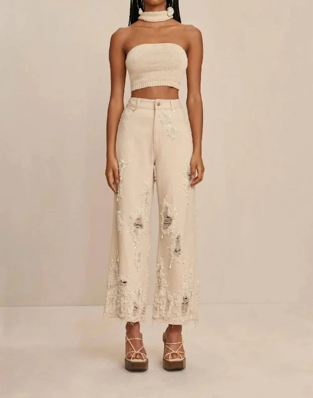 Elegant Wear Dena Pant In Beach