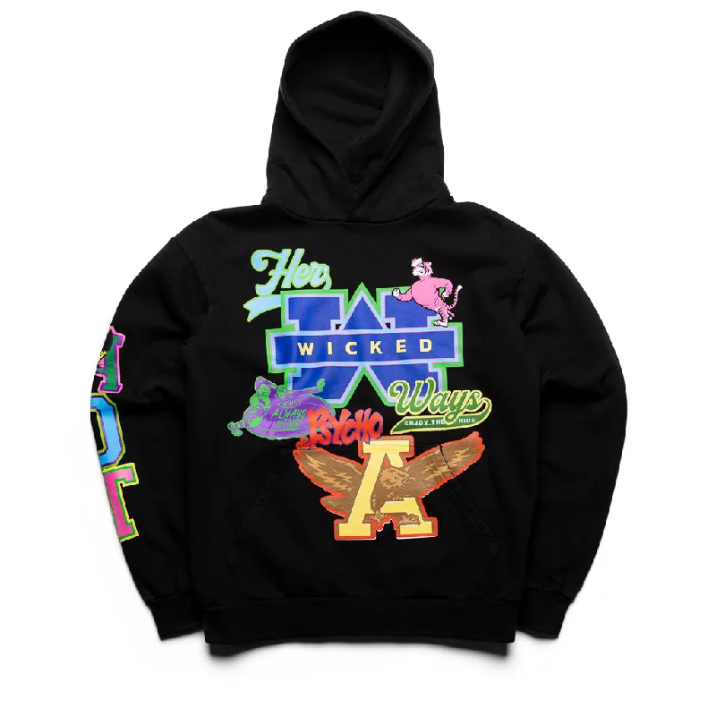 Simple Looks Always On Tour Psycho Ways Hoodie - Black