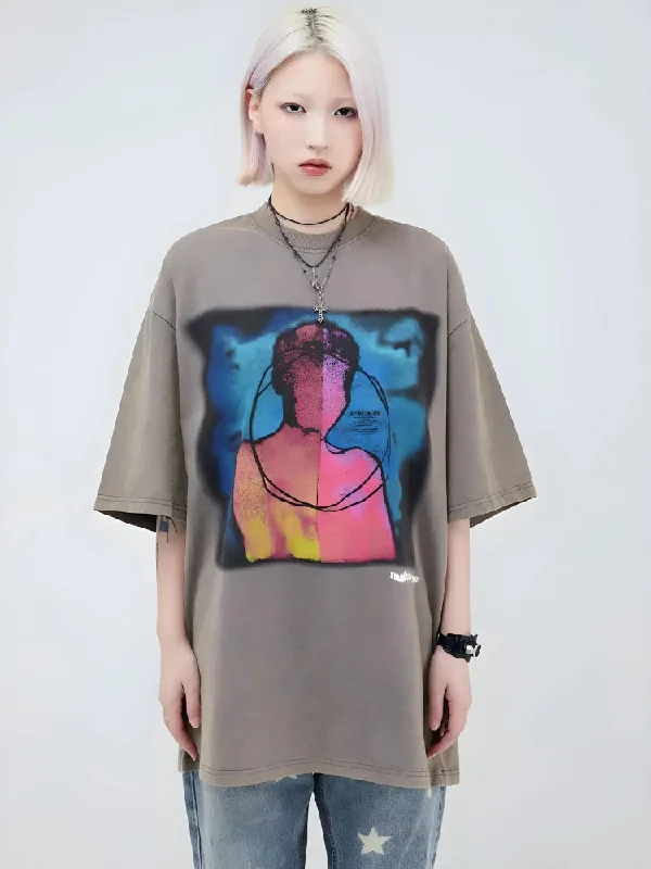 Versatile Style Abstract Tee