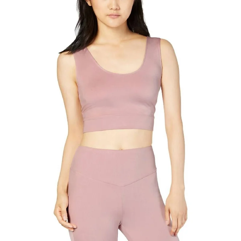 All-Day Outfits Sports Bra Criss Cross Back In Pink