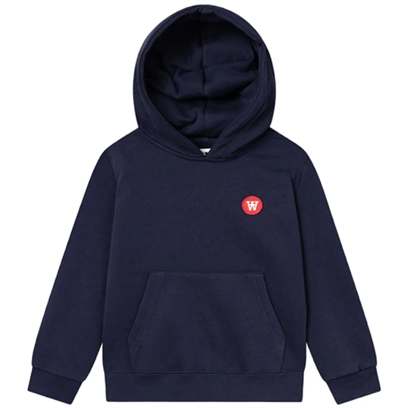 Comfortable Sweaters Wood Wood Navy Izzy Hoodie