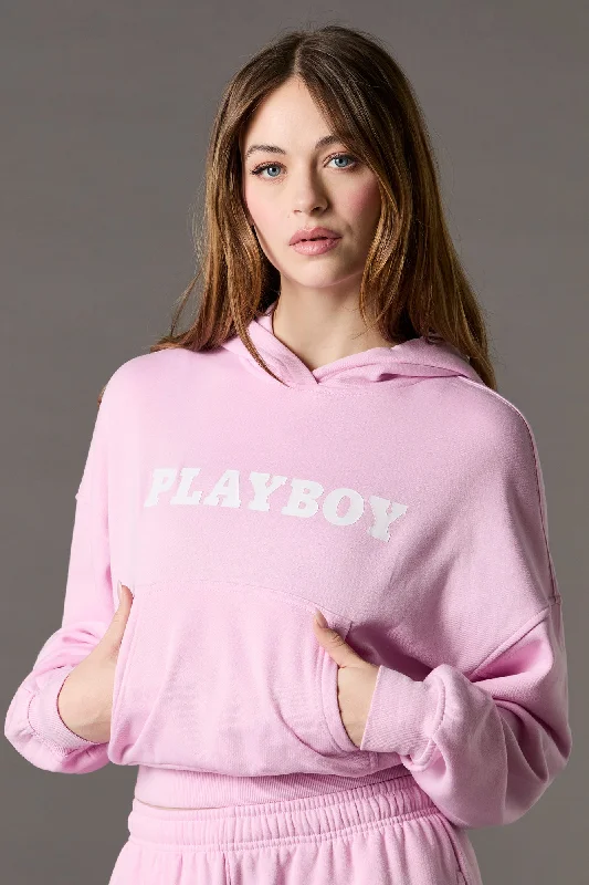 Trendy Looks Playboy Graphic Hoodie