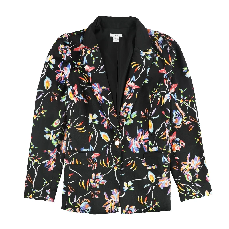 Sporty Comfort bar III Womens Lily Print One Button Blazer Jacket, Multicoloured, 10