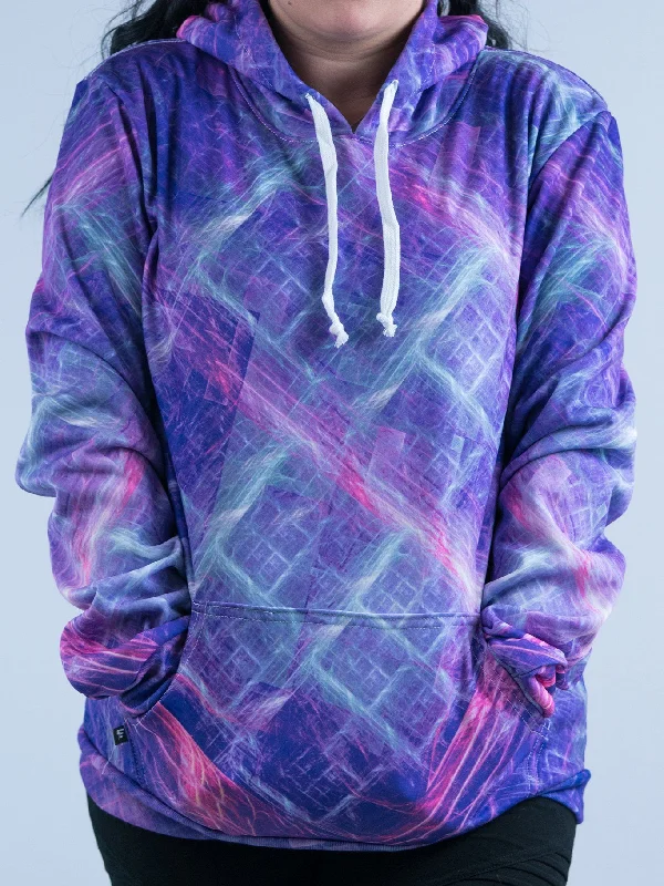 Comfortable Lounge Wear Digital Curves Unisex Hoodie