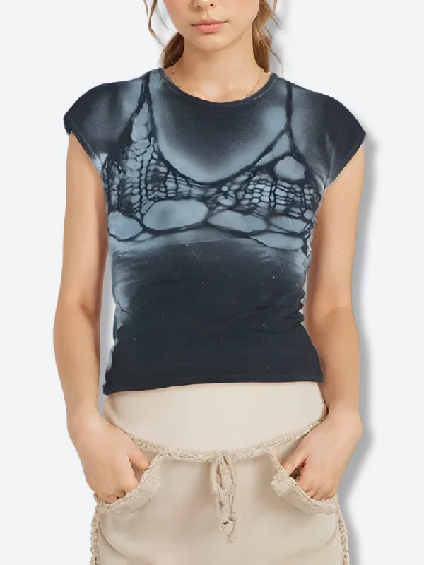 Everyday Style Bra Printed Tee