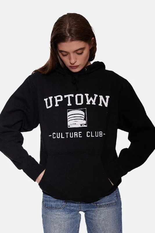 Weekend Comfort Wear Culture Club Hoodie Black