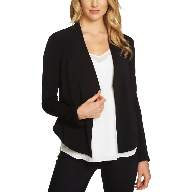 Easy Comfort Style 1.STATE Womens Knit Open Front Blazer Jacket, Black, X-Small