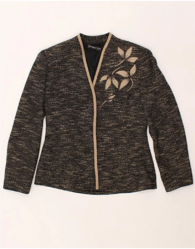 Cozy Footwear JAQUES VERT Womens Blazer Jacket UK 12 Medium Grey Acrylic