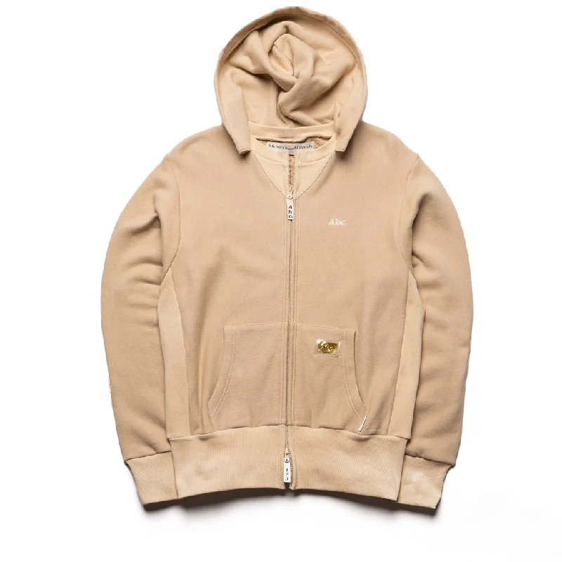 Breezy Outfits Advisory Board Crystals Hooded Jacket - Ecru