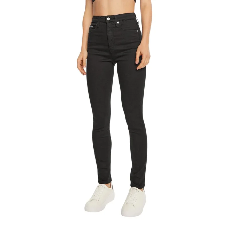 Sporty Wear Calvin Klein Jeans Cotton Jeans & Women's Pant