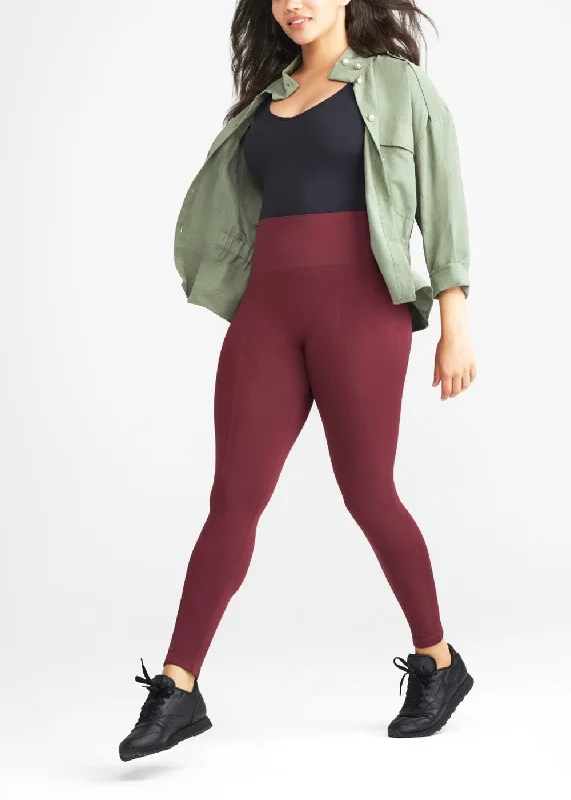 Layered Style Seamless Shaping Legging