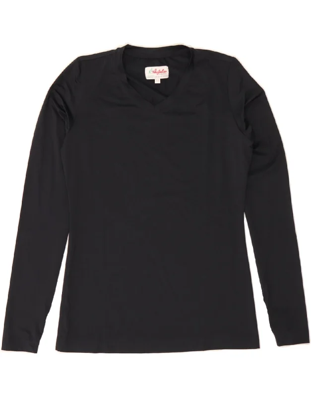 Easy Chic AUSTRALIAN L'ALPINA Womens Top Long Sleeve IT 44 Medium Black