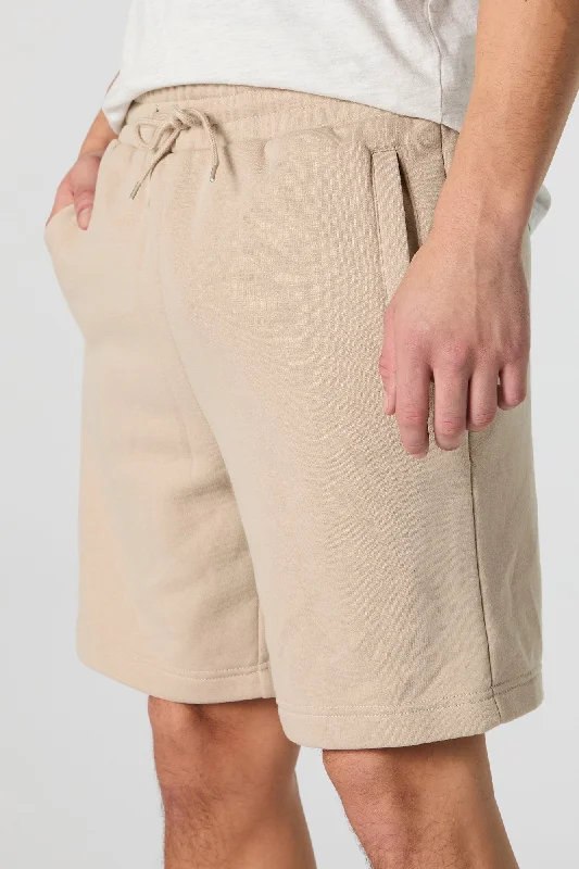 Light Dressing Fleece Drawstring Short