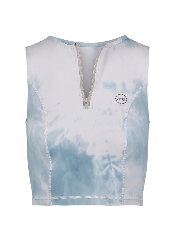 Casual Fit Wear Sky - half zip zank top
