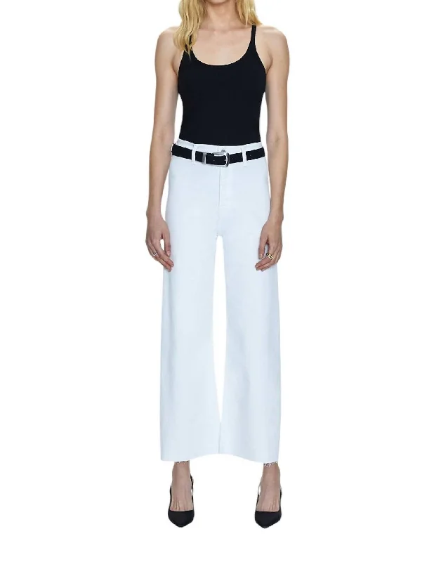 Casual Chic Outfits Penny Crop Jeans In Blizzard