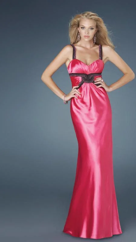 Warm Layers La Femme - 14425 Long Gown with Open Back