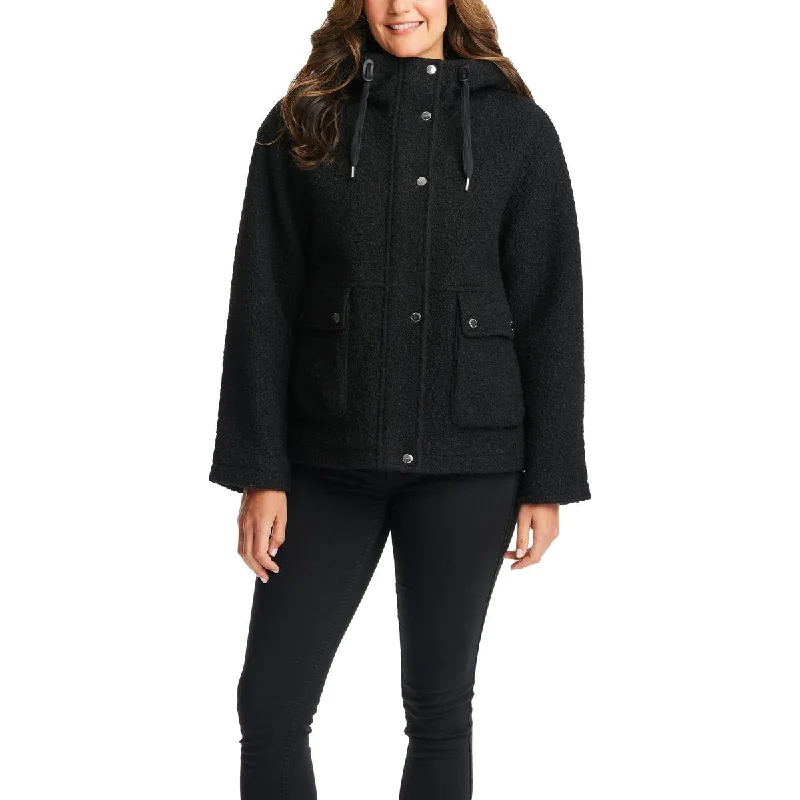 Elegant Wear Vince Camuto Womens Fleece Hooded Fleece Jacket