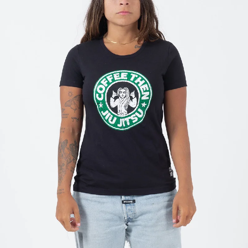 Cozy Fashion Trends Choke Republic Distressed Coffee Women's Tee