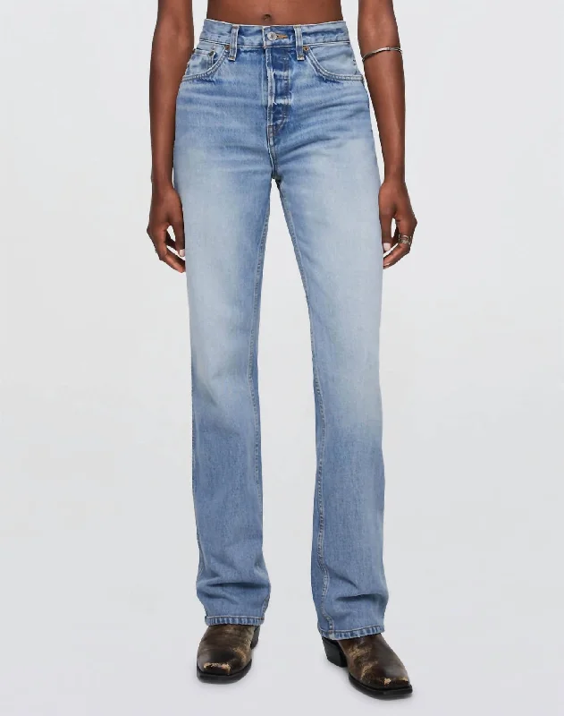 Light Comfort Women's 90's High Rise Loose Denim Pants In Ojai Indigo