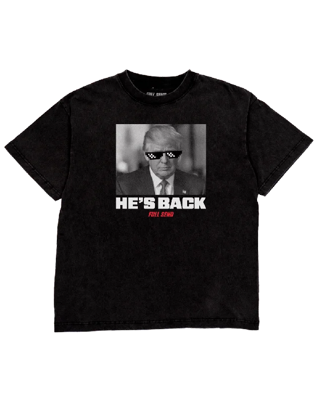 Casual Comfort Wear Trump "He's Back" T-Shirt