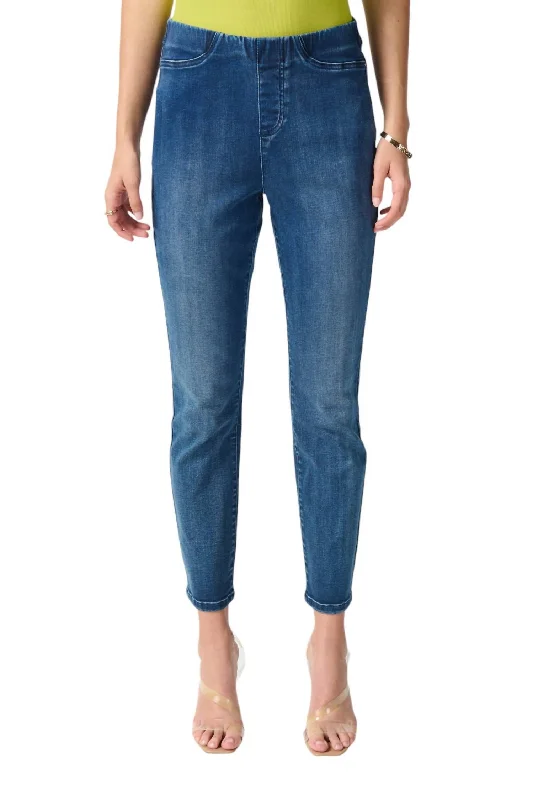 Classic Comfort Stretch Waistband Jean In Denim Medium Blue
