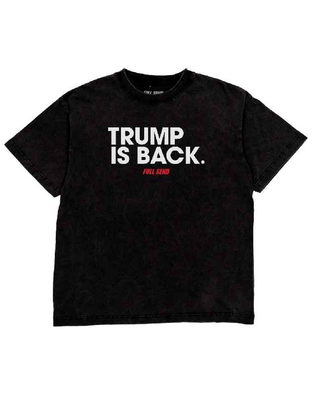 Comfortable Jackets Trump Is Back Black T-Shirt