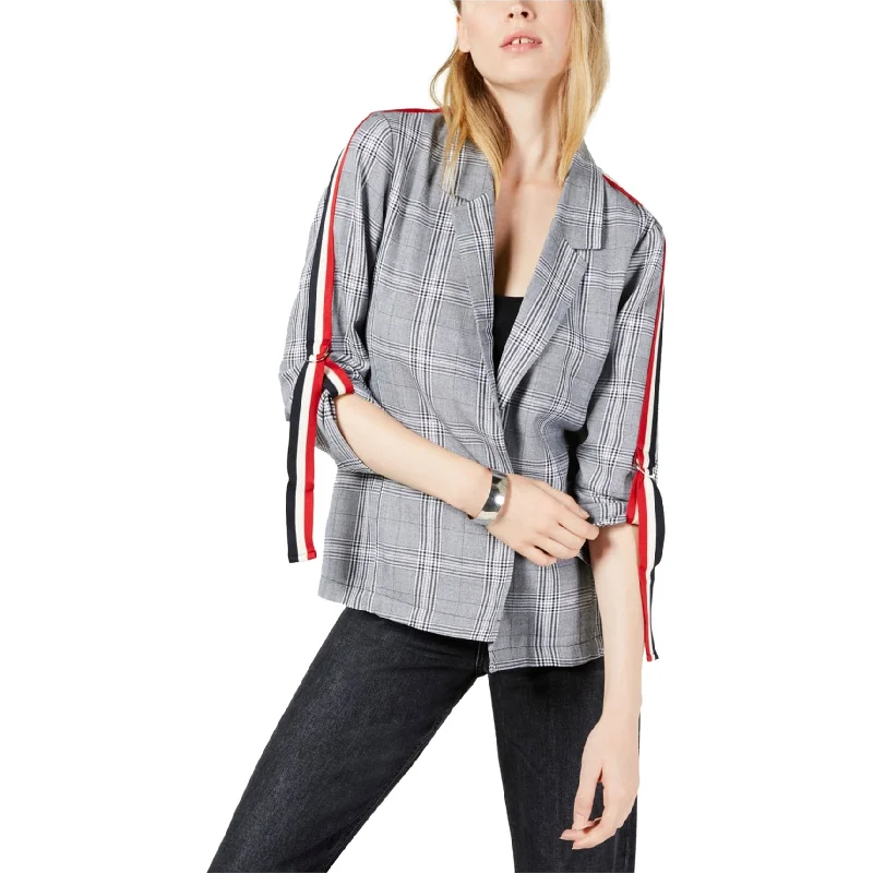 Everyday Style Project 28 Womens Striped Sleeve Blazer Jacket