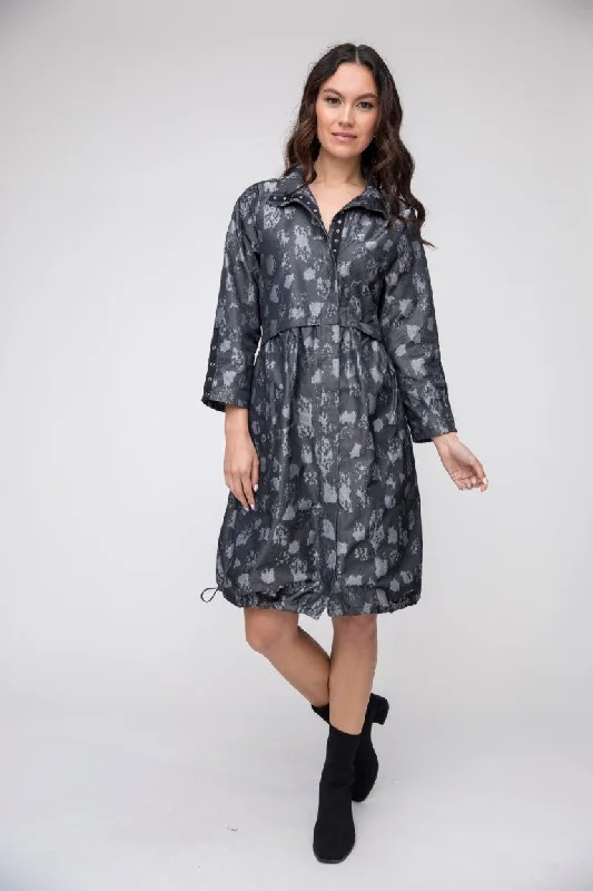 Casual Ease Snap Front Jacket Dress