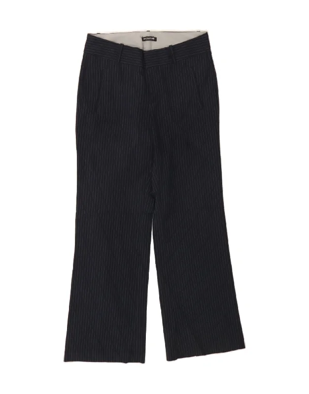 Soft Knitwear DOCKERS Womens Suit Trousers US 4 Small W27 L30 Navy Blue Pinstripe