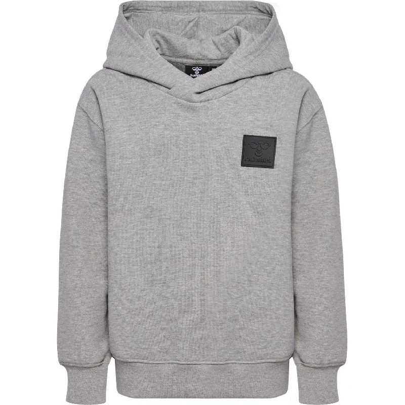 Soft Layers Hummel Grey Melange Clean Hoodie