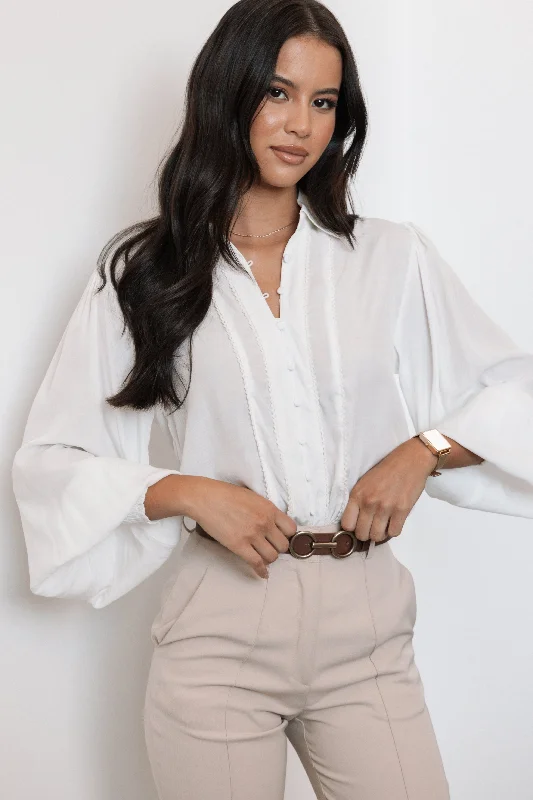 Relaxed Tops Tallara Top - White