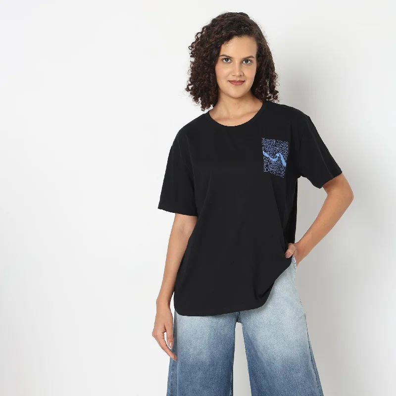 Smart Comfort Wear Oversize Graphic T-Shirt
