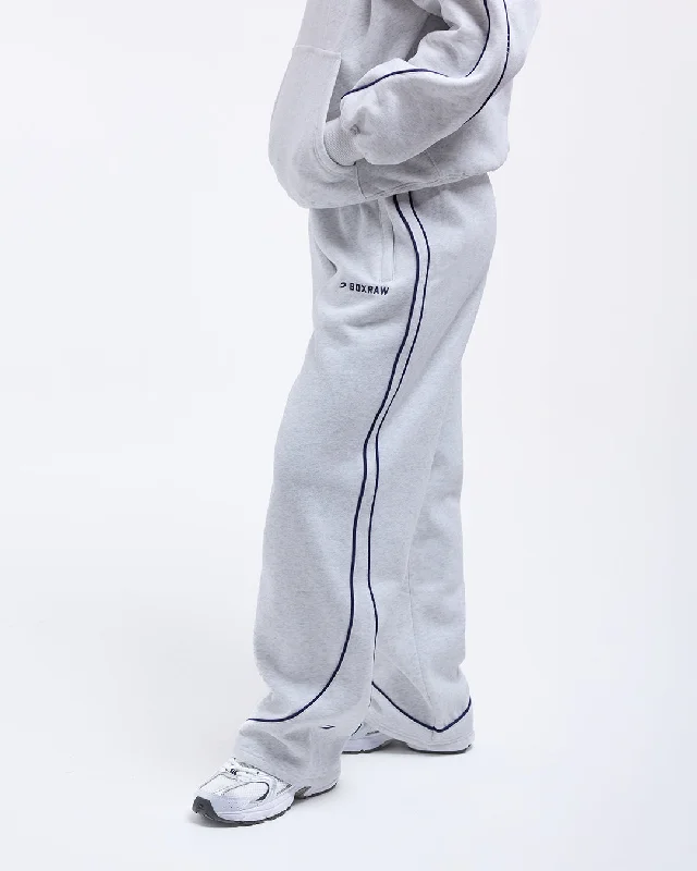 Cozy Lifestyle JoAnn Straight Leg Bottoms - Grey Marl