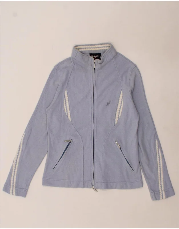 Soft Trends AUSTRALIAN L'ALPINA Womens Tracksuit Top Jacket IT 44 Medium Purple Cotton