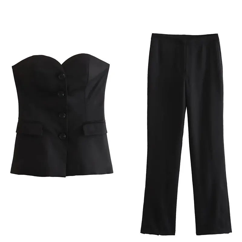 Black Two Piece suit