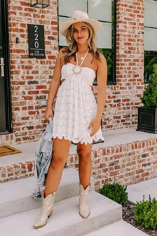 Comfortable Jackets Hilton Head Happy Hour Halter Mini Dress