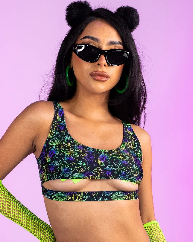 Warm Wear Sonic Shroom Underboob Top