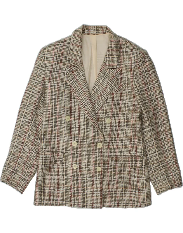 Comfortable Sweaters ST MICHAEL Womens Blazer Jacket UK 12 Medium Grey Houndstooth