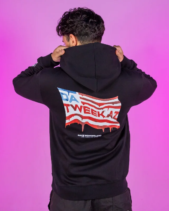 Soft Layers Da Tweekaz x Rave Wonderland Limited Edition Flag Hoodie Sweater