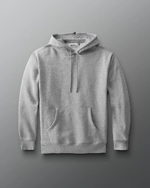 Easy Wear Chic Comfort Fleece Hoodie - Gray