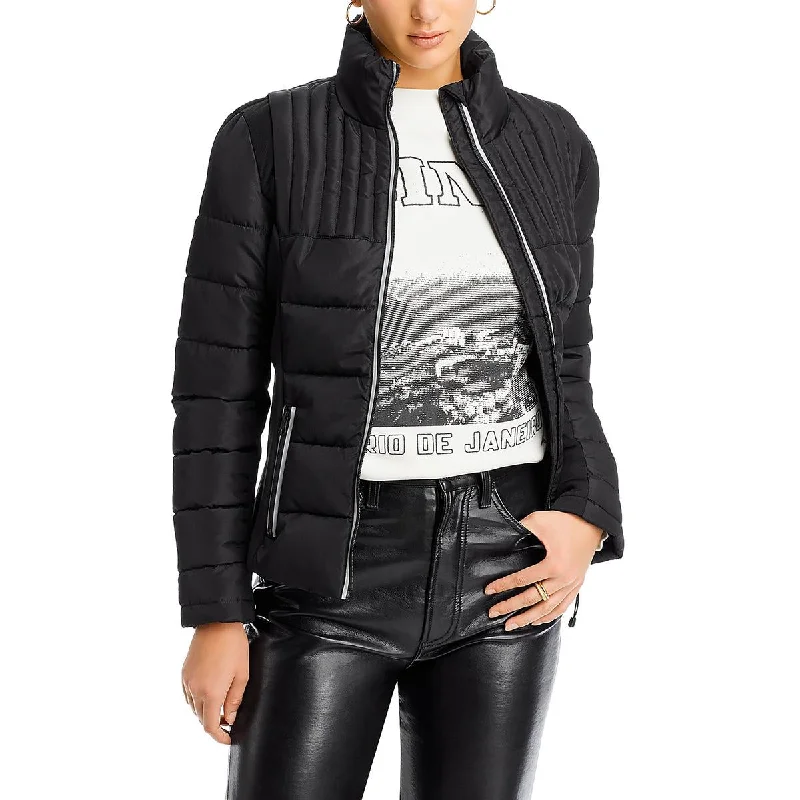 Trendy Comfort Wear Aqua Womens Lightweight Cold Weather Puffer Jacket