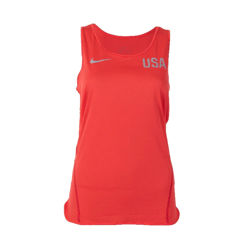 Relaxed Clothing Nike USA Women's Official Rio Team Run Free Frame Tank